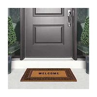 Welcome Printed Coir Doormat