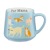Cat Mom or Fur Mama Printed Ceramic Mug