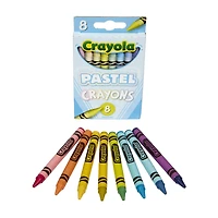 Crayola Nontoxic Pastel Crayons, Pack of 8
