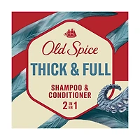 Old Spice Thick and Full 2IN1 Shampoo and Conditioner for Men, with deep sea minerals scent, 21.9 fl oz