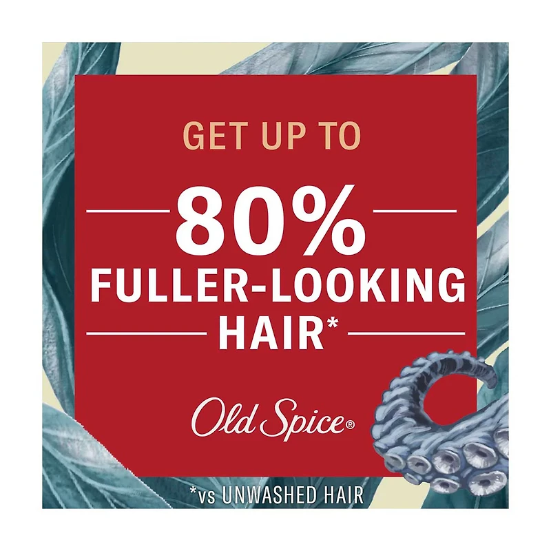 Old Spice Thick and Full 2IN1 Shampoo and Conditioner for Men, with deep sea minerals scent, 21.9 fl oz