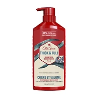Old Spice Thick and Full 2IN1 Shampoo and Conditioner for Men, with deep sea minerals scent, 21.9 fl oz