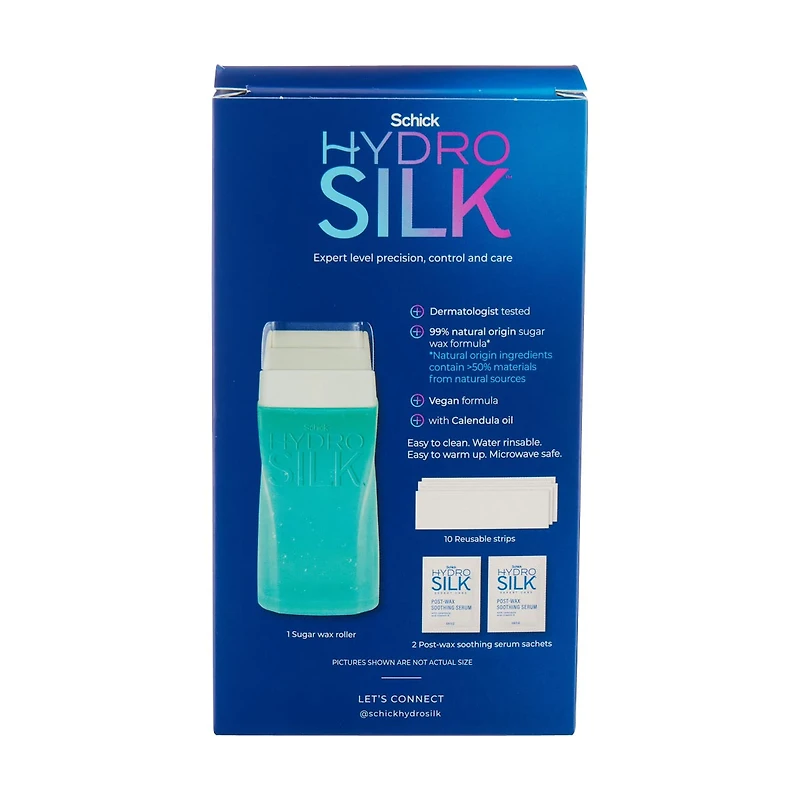 Schick Hydro Silk Sugar Wax Roller with Strips