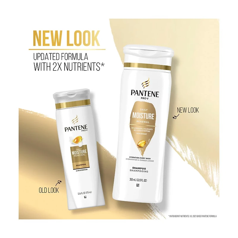 Pantene Pro-V Daily Moisture Renewal Shampoo, 12 fl oz