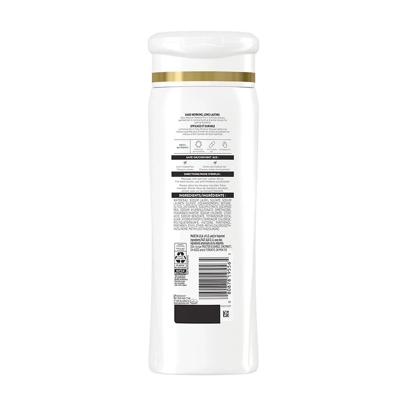 Pantene Pro-V Daily Moisture Renewal Shampoo, 12 fl oz