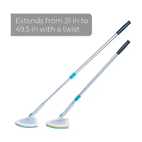 Smart Design Extendable Tub & Tile Cleaning Scrubber