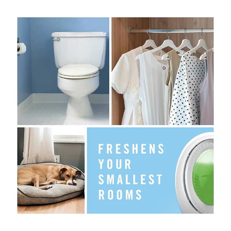 Febreze Small Spaces Bathroom Odor Fighter Air Freshener - Citrus Breeze, 0.25 fl oz