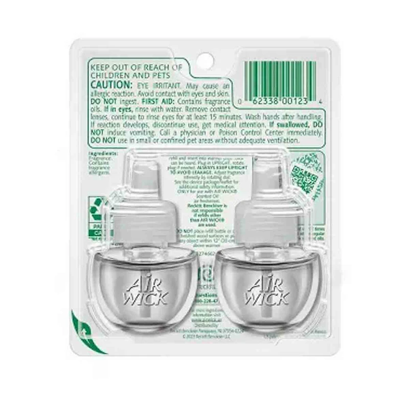 AIR WICK® Scented Oil - Vibrant Twin Refill Deep Blue Sea & Beach Wood, 2 pack