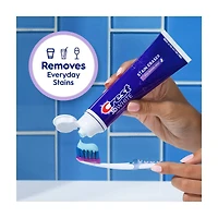 Crest 3D White Stain Eraser Whitening Toothpaste, Polishing Mint, 2.7 oz