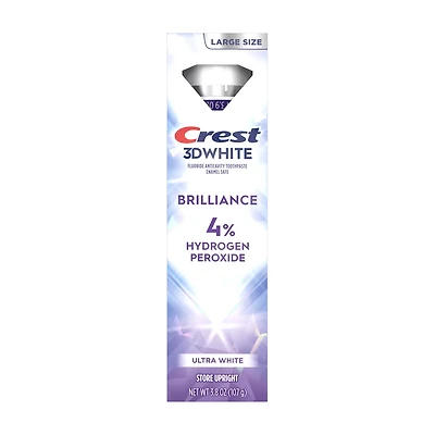 Crest 3D White Brilliance Pro Ultra White Teeth Whitening Toothpaste, 3.8 oz
