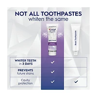 Crest 3D White Brilliance Vibrant Peppermint Teeth Whitening Toothpaste, 4.6 oz, Whiter Teeth in 3 Days, Anticavity Fluoride Toothpaste, 100% More Surface Stain Removal, 24 Hour Active Stain Prevention