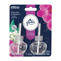 Glade PlugIns Scented Oil Refills, Orchid & Neroli, 0.67 oz, 2 pk