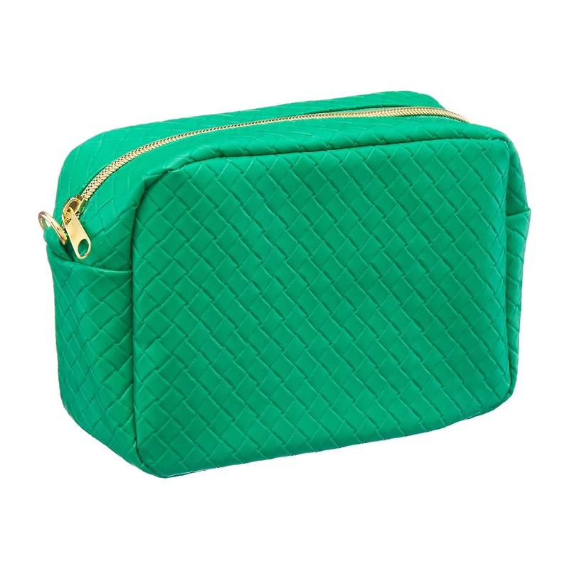 Quilted Cross Body Bag, Green