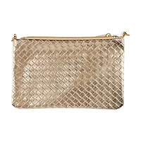 Woven Clutch with Zipper