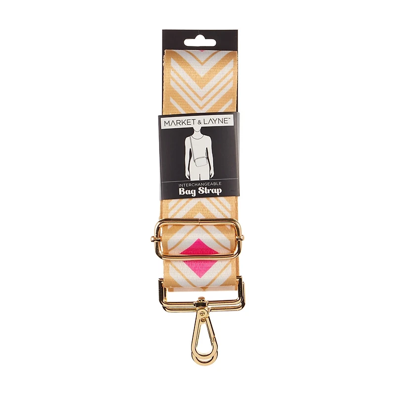 Market & Layne Interchangeable Printed Bag Strap