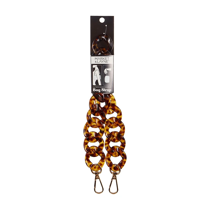Market & Layne Interchangeable Chain-link Bag Strap