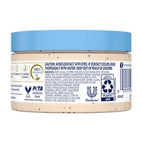 Dove Body Scrub for Visibly Silky-Smooth, Nourished Skin, Crushed Macadamia & Rice Milk with ¼ Moisturizing Cream, 3.5 oz