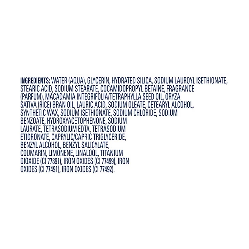 Dove Body Scrub for Visibly Silky-Smooth, Nourished Skin, Crushed Macadamia & Rice Milk with ¼ Moisturizing Cream, 3.5 oz