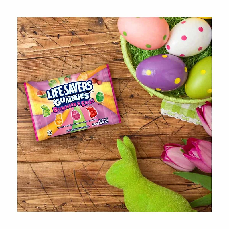 LIFE SAVERS Gummies Bunnies & Eggs Easter Candy, 2.0 oz