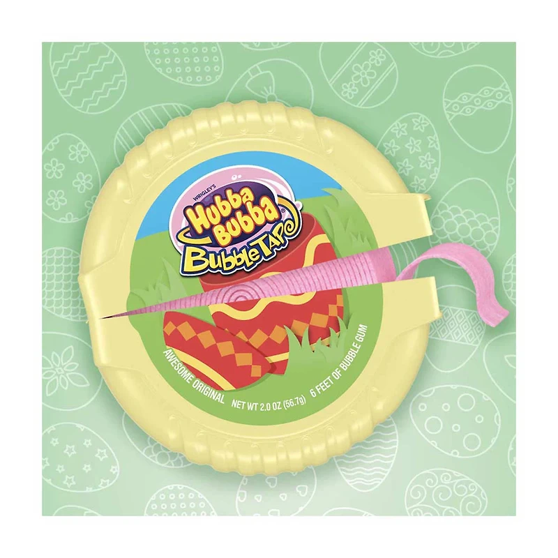 Hubba Bubba Original Easter Bubble Gum Tape, 2 oz