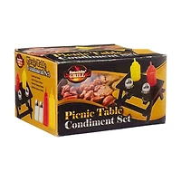 Smokin' Grill Picnic Table Condiment Set
