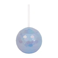 Iridescent Disco Ball Shaped 19.5oz Reusable Plastic Cup, 1ct