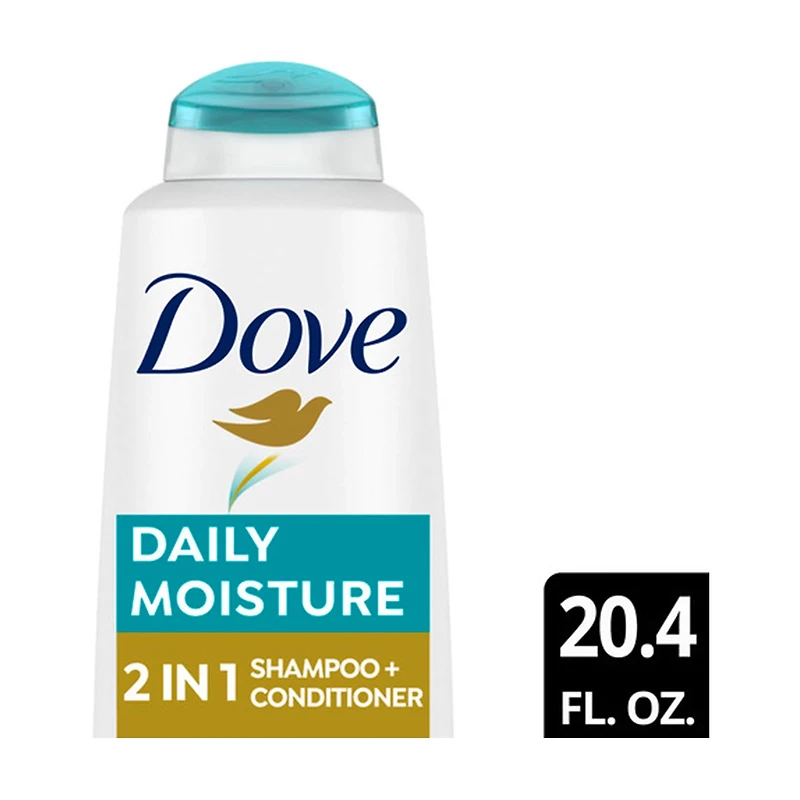 Dove Shampoo & Conditioner Daily Moisture 20.4 oz