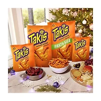 Takis Intense Nacho Cheese Flavored Non-Spicy Tortilla Chips, 9.9 oz