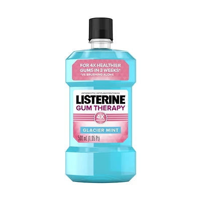 Listerine Glacier Mint Gum Therapy Mouthwash, 500 ml