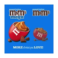 M&M's Mega Peanut Butter Chocolate Candy, Sharing Size Bag, 8.6 oz