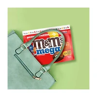 M&M's Mega Peanut Butter Chocolate Candy, Sharing Size Bag, 8.6 oz