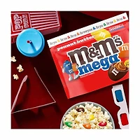 M&M's Mega Peanut Butter Chocolate Candy, Sharing Size Bag, 8.6 oz