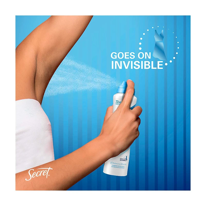 Secret Outlast Dry Spray Antiperspirant & Deodorant, Clean, 4.1 oz