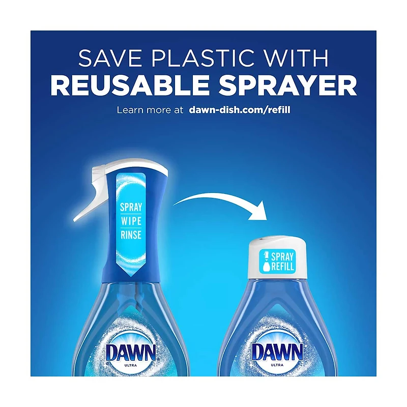 Dawn Platinum Plus Powerwash Dish Spray with Gain, 16 fl oz