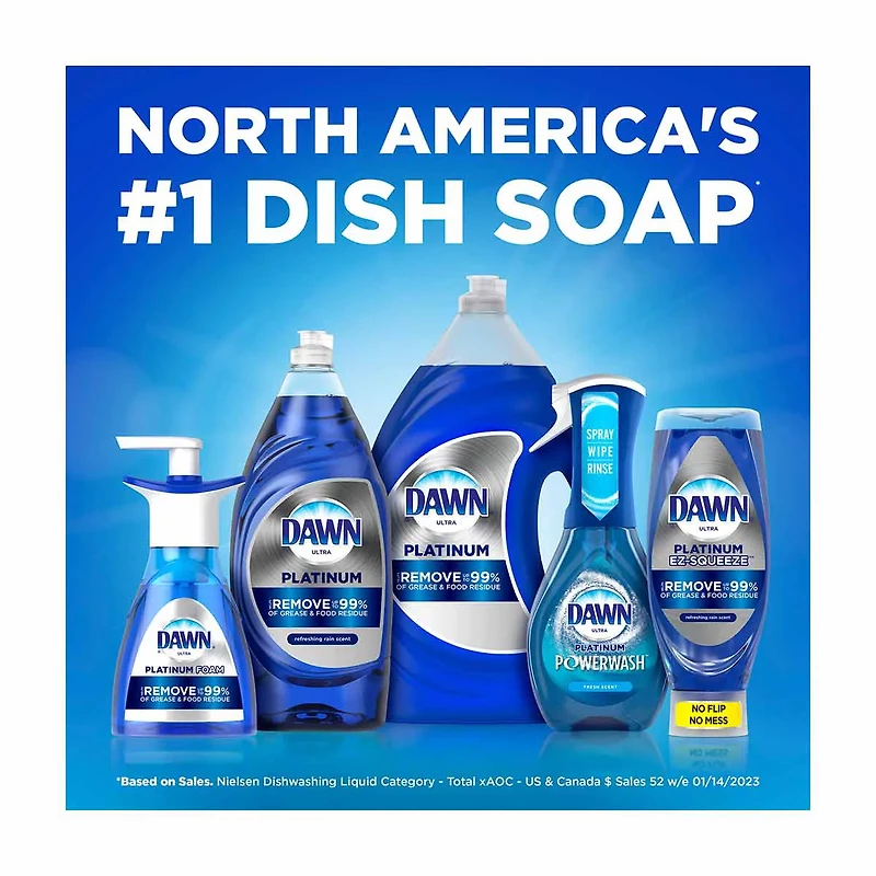 Dawn Platinum Plus Powerwash Dish Spray with Gain, 16 fl oz
