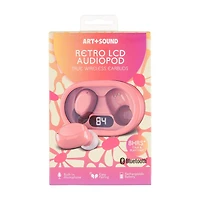 ART+SOUND's Retro LCD Audiopod True Wireless Earbuds