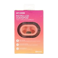 ART+SOUND's Retro LCD Audiopod True Wireless Earbuds