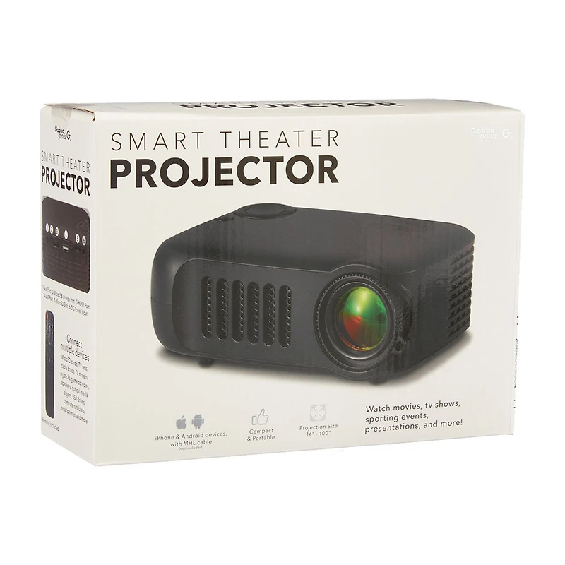 Portable Theater Projector, 84 in