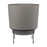 Hopson Planter Charcoal, 10 Inches