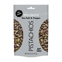 Wonderful No Shells Sea Salt & Pepper Pistachios, 5.5 oz