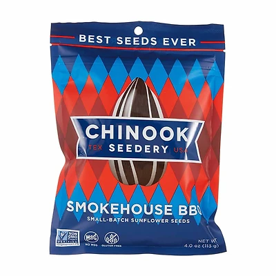 Chinook Seedery Sunflower Seeds, Smokehouse BBQ, 4 oz