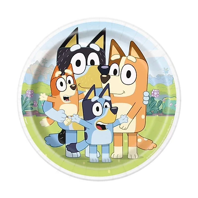 Bluey Party Plates, 8 ct
