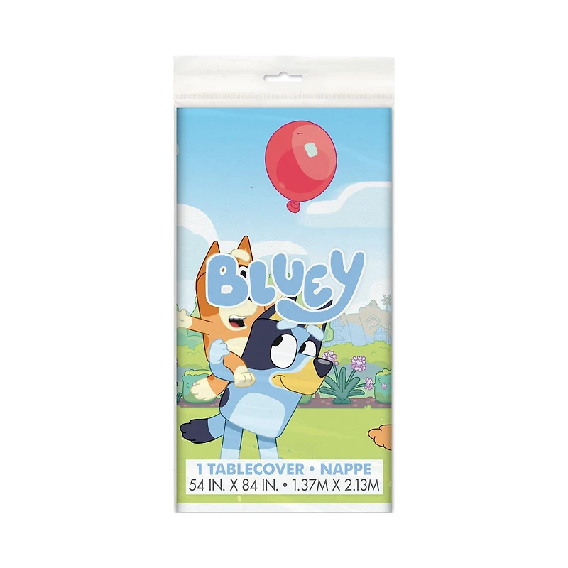 Bluey Printed Plastic Tablecloth, 54 x 84 Inches