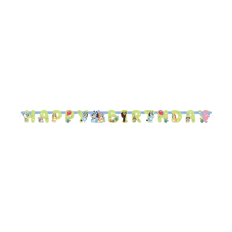 Bluey Happy Birthday Banner, 6 ft