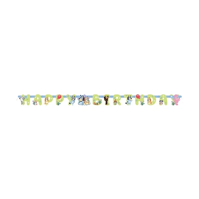 Bluey Happy Birthday Banner, 6 ft