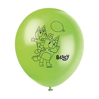Bluey Latex Balloons, 8 ct