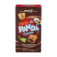 Meiji Hello Panda Bite Size Biscuits, Chocolate Flavor, 2.1 oz