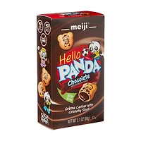 Meiji Hello Panda Bite Size Biscuits, Chocolate Flavor, 2.1 oz