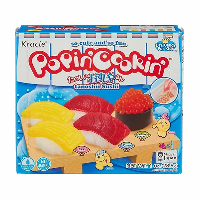 Kracie Popin' Cookin' DIY Candy Kit, Tanoshii Sushi Shop, 1 oz