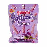 Bourbon Fettucine Gummi Strips, Grape, 1.76 oz